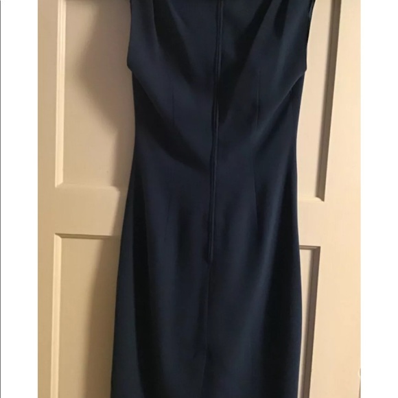 Prada Abito blue dress sheath ruched accents - Picture 8 of 12